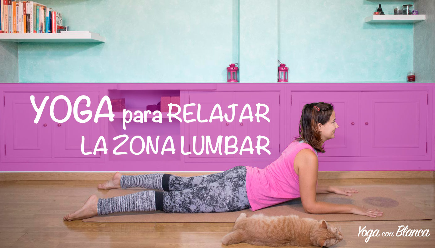 Portada relajar lumbares con yoga